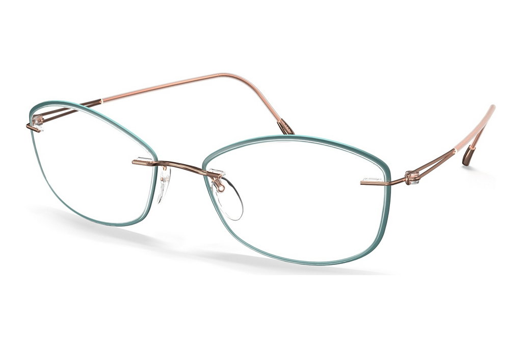 Silhouette   5566-JB 3530 Rose Gold / Teal