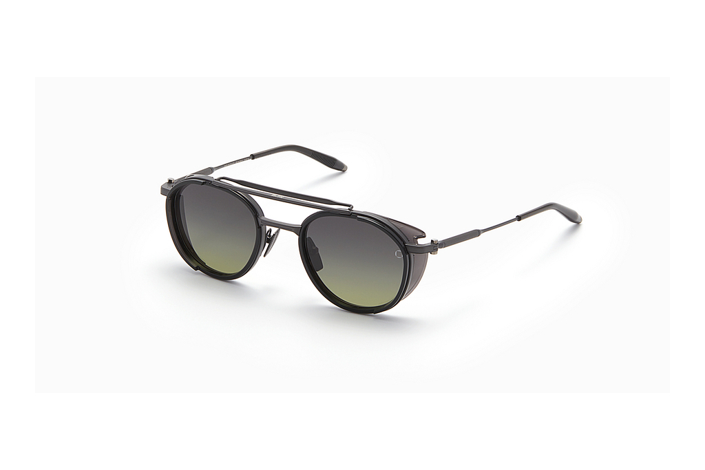 Akoni Eyewear   AKS-501 E Dark Grey to Olive - ARBlack Iron - Black Crystal w/Dark Grey to Olive - AR