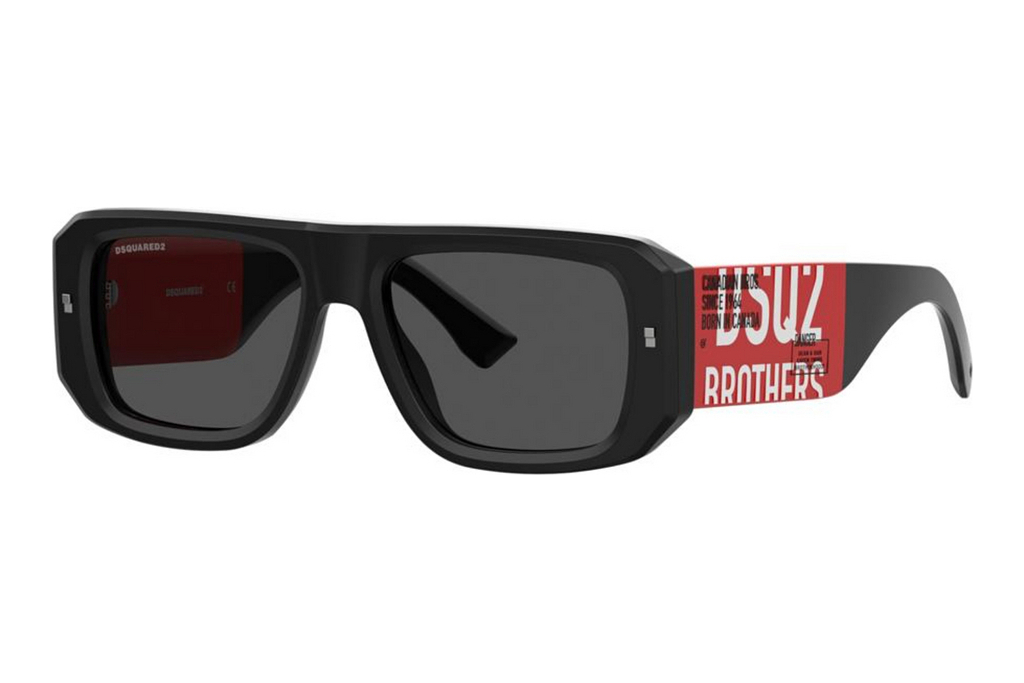 Dsquared2   D2 0107/S OIT/IR BLACK RED