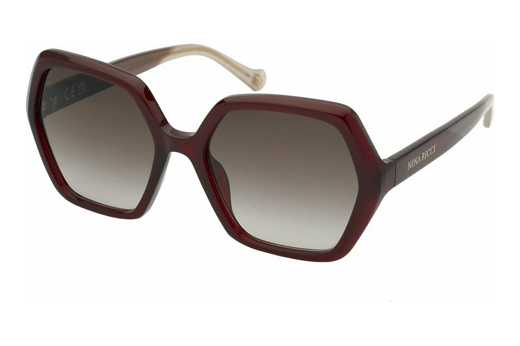 Nina Ricci   SNR356 09Y9 BROWN GRADIENT BROWNSHINY OPAL RED