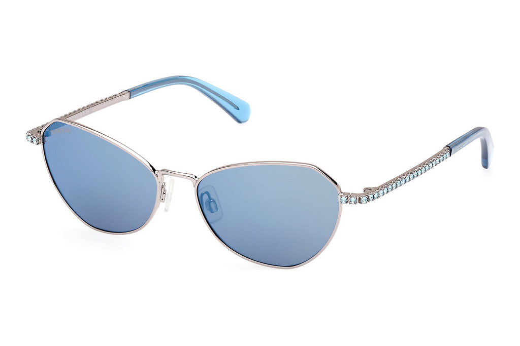 Swarovski   SK0386 14X 14X - ruthenium hell glanz / blau verspiegelt