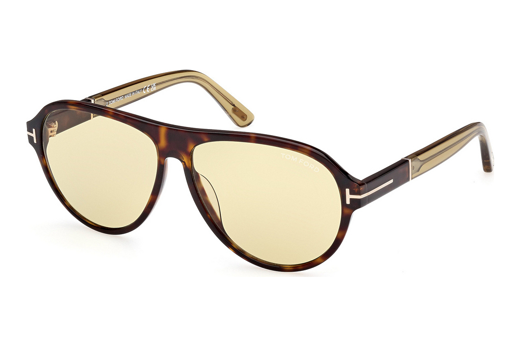 Tom Ford   FT1080 52N grünDunkel Havanna