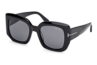 Tom Ford FT1220 01D grau polarisierendGlänzend Schwarz